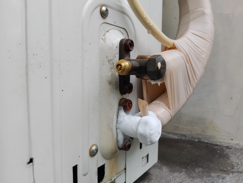Frozen evaporator coils on AC